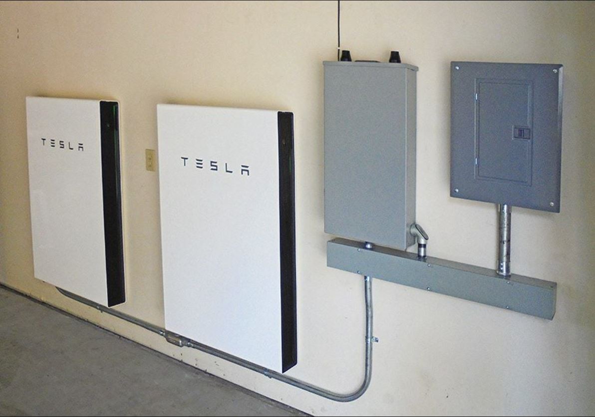 Image of solar battery storage