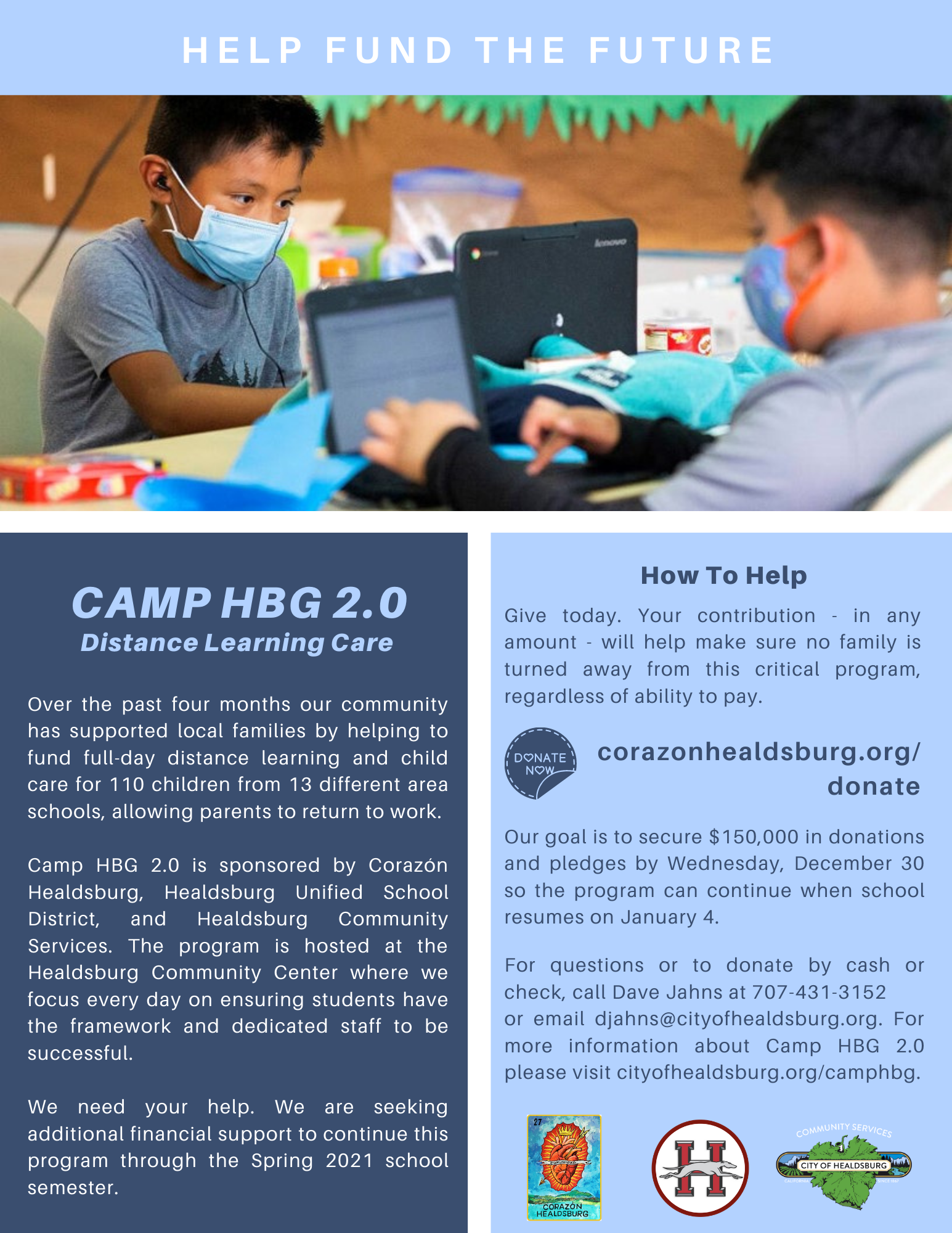 Camp HBG 2.0 Fundraising Flyer 2021