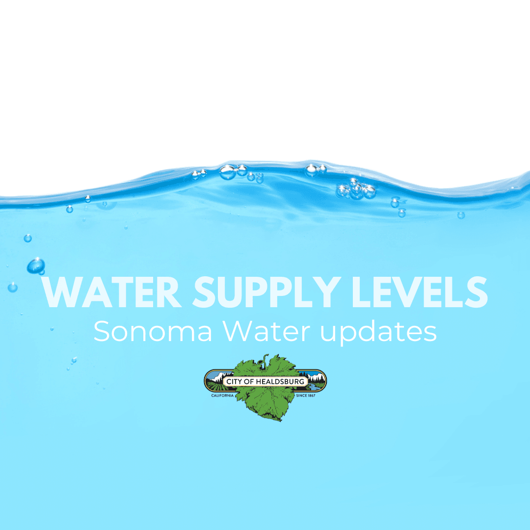 Water Levels Sonoma Water Updates